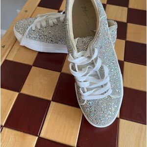 Rhinestone shoes size 10